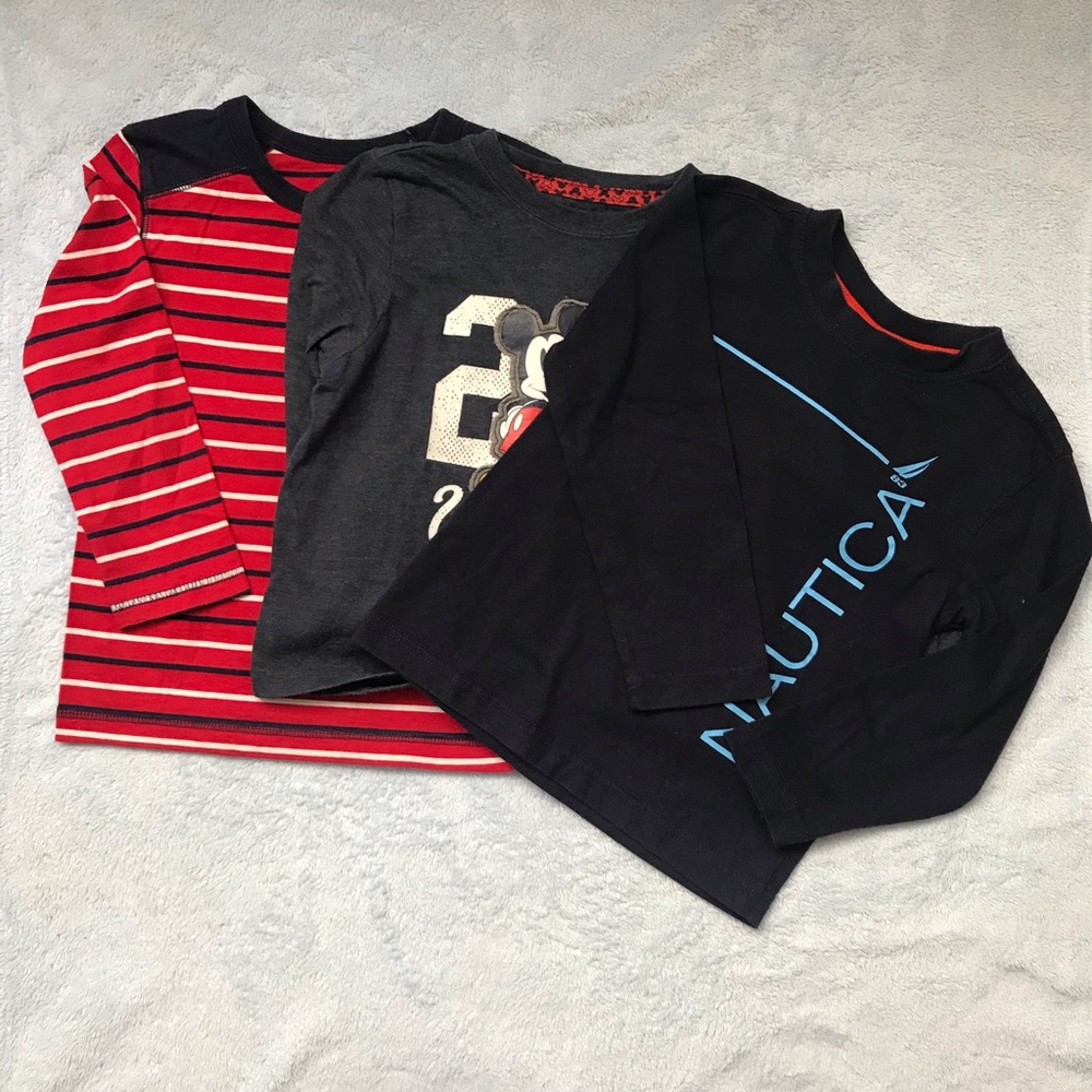 Little Boys Long Sleeve Bundle of 3